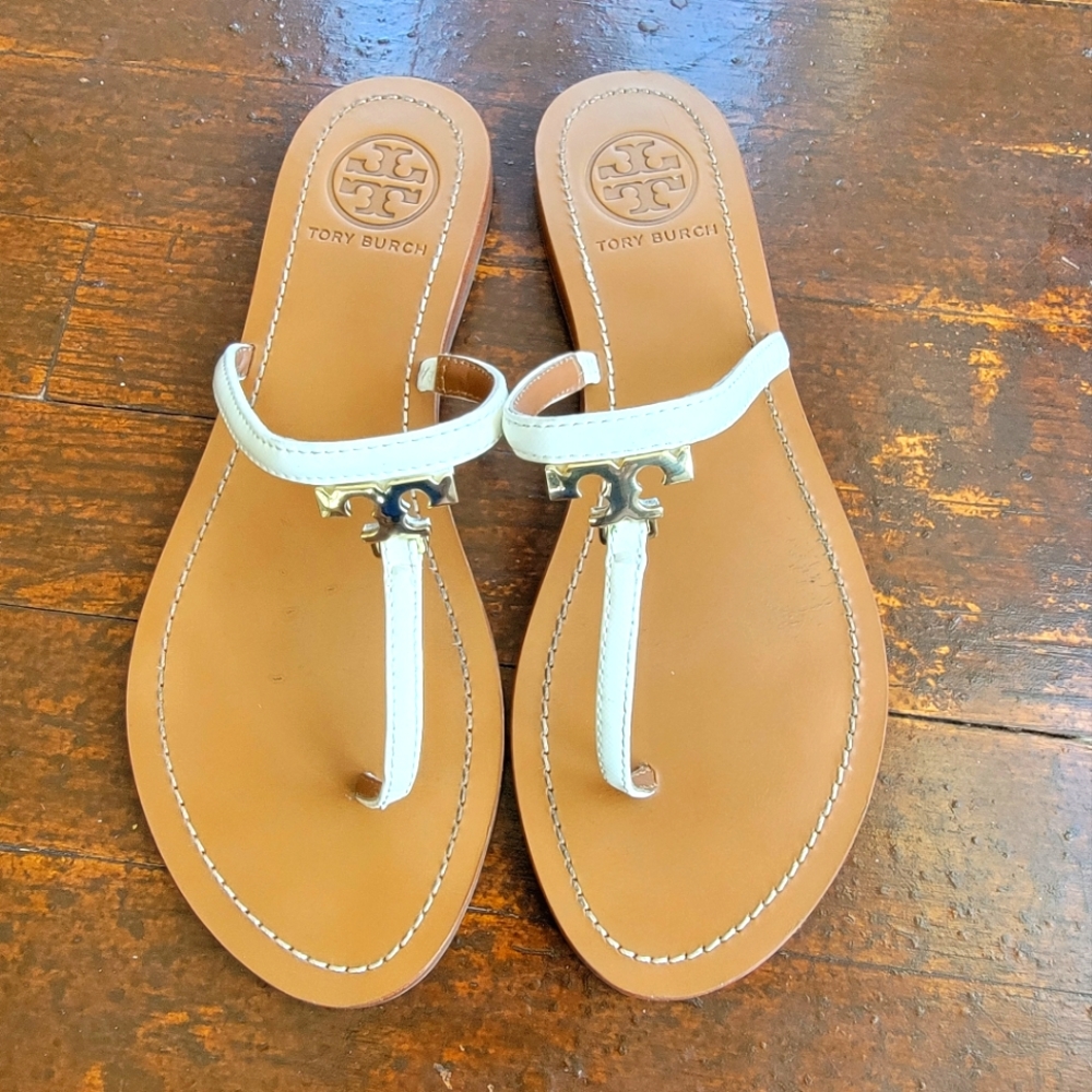 Tory Burch Thong Leather Sandals